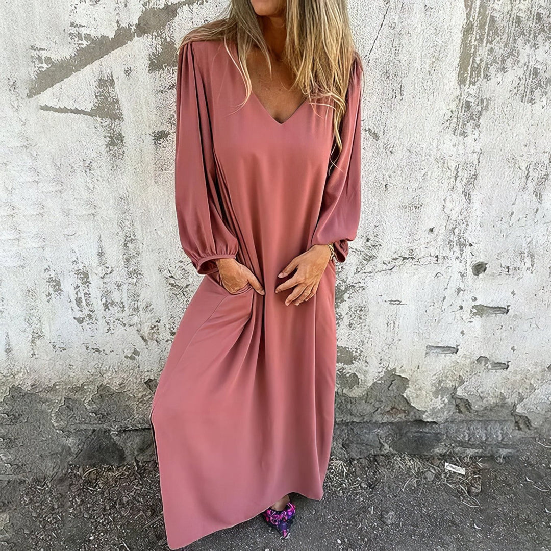 Women’s Dress | Flowing Maxi with Pockets