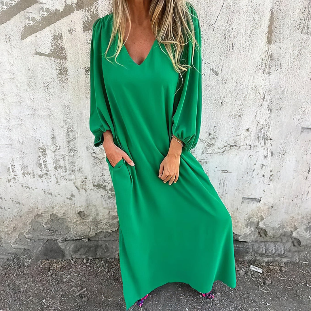 Women’s Dress | Flowing Maxi with Pockets