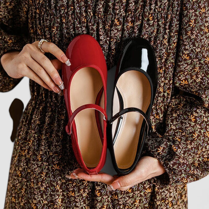 Women’s Mary Jane Shoes | Buckle Strap Block Heel