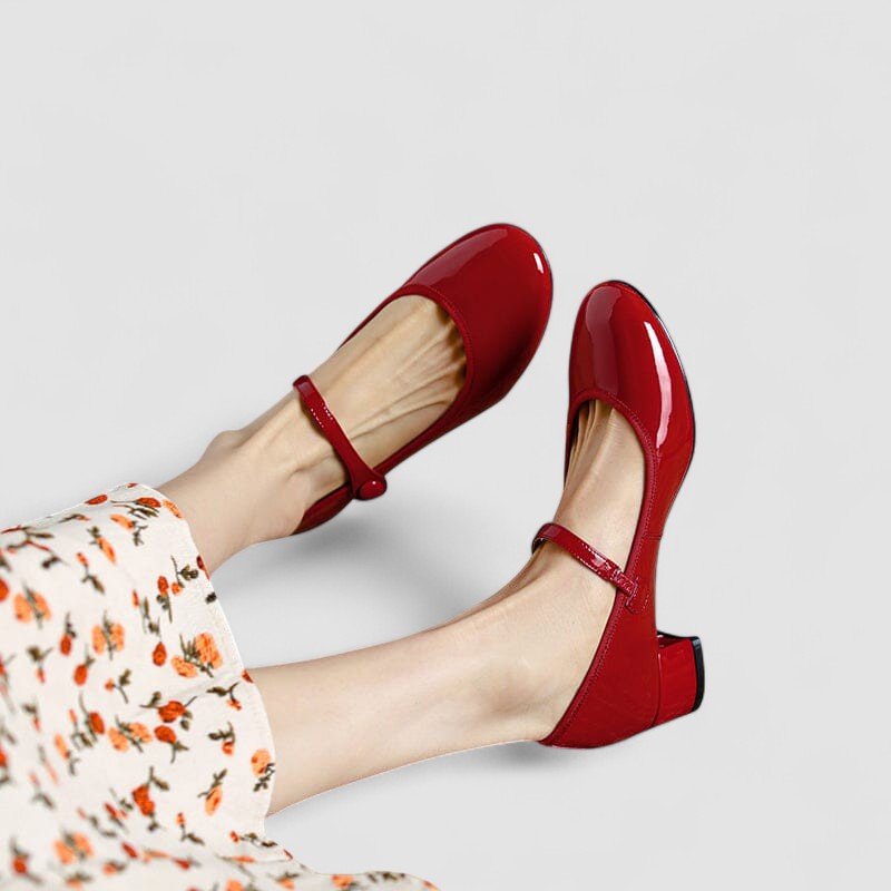 Women’s Mary Jane Shoes | Buckle Strap Block Heel