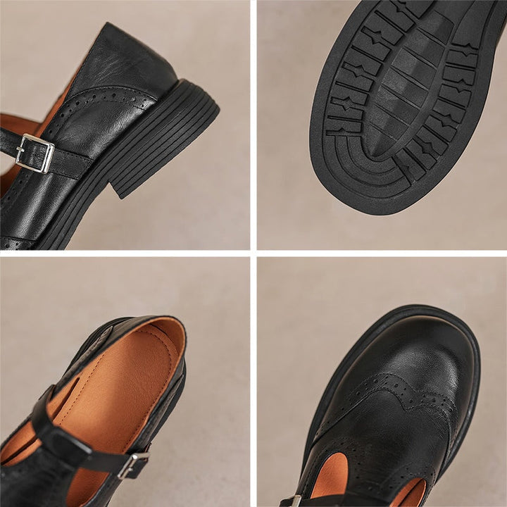 Women's Mary Jane Shoes | Closed Toe Buckle Strap