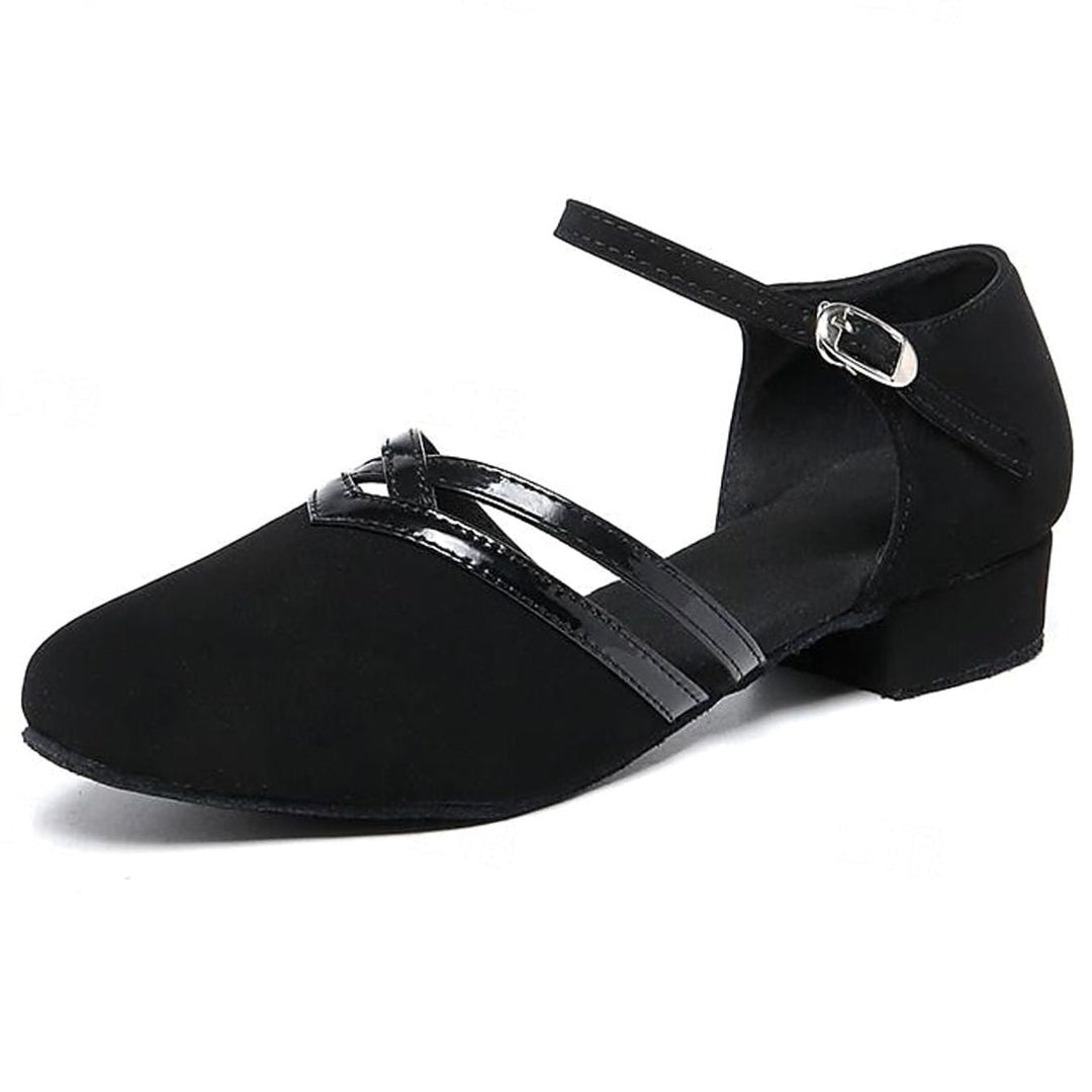 Misty | Women's Elegant Dance Shoes with Flexible Sole, Ankle Strap and Block Heel