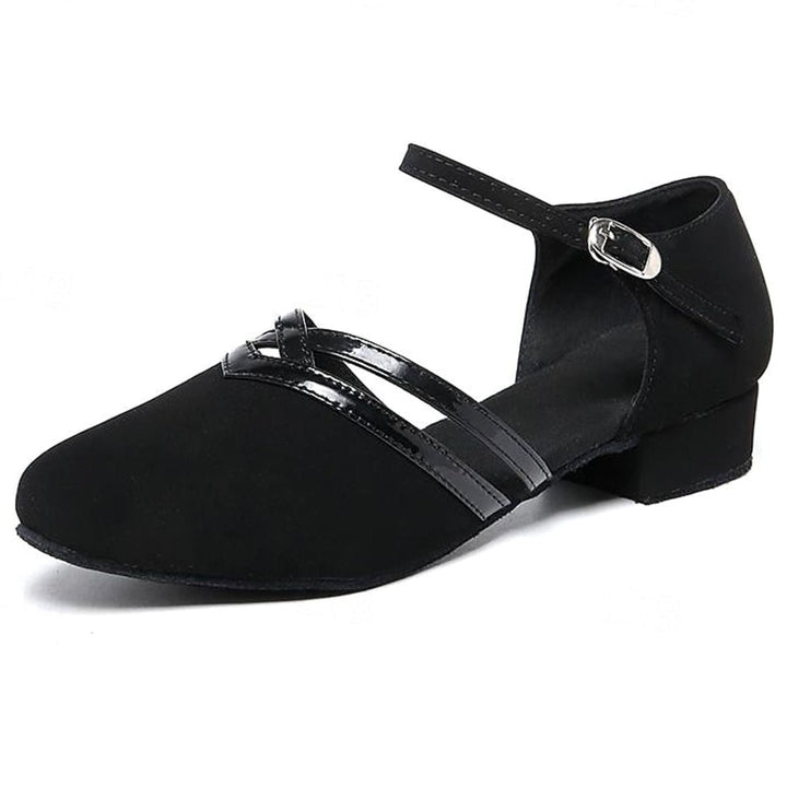 Misty | Women's Elegant Dance Shoes with Flexible Sole, Ankle Strap and Block Heel