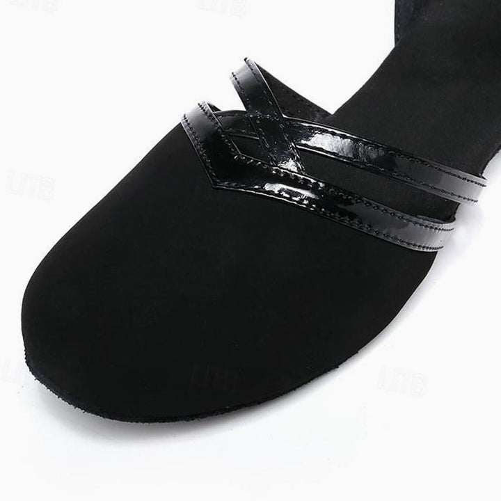 Misty | Women's Elegant Dance Shoes with Flexible Sole, Ankle Strap and Block Heel