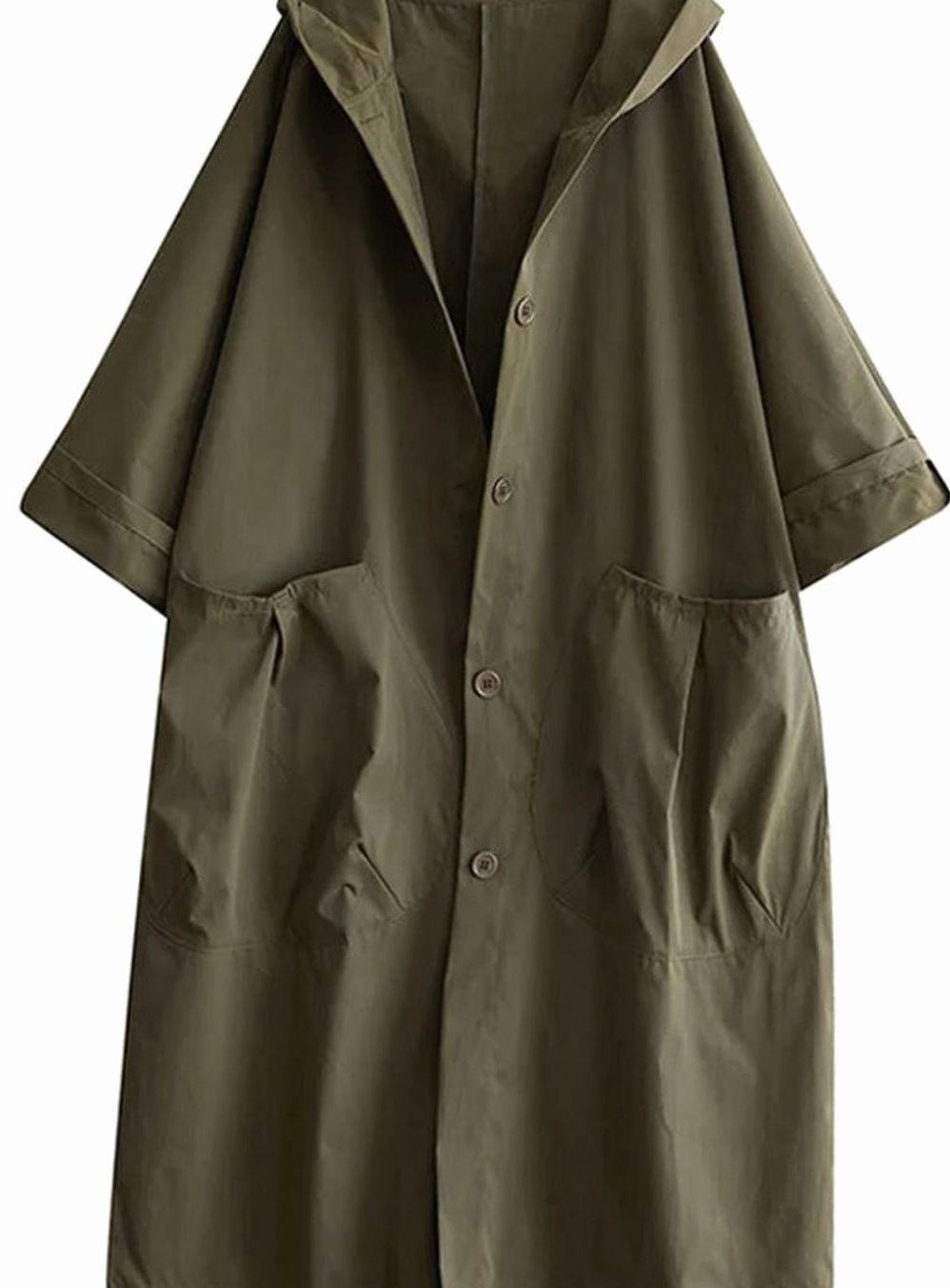 Moira | Women's Long Water-Repellent Oversized Hooded Trench Coat