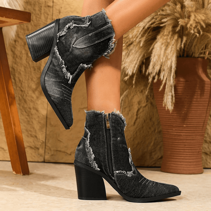 Boots for Women | Ankle Height Heeled