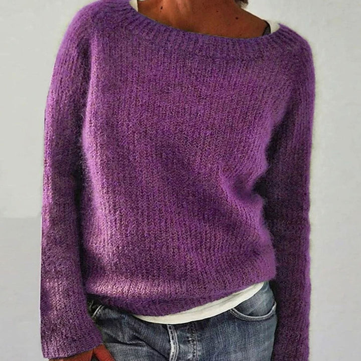 Norma | Women's Casual Relaxed-Fit Knit Pullover Sweater