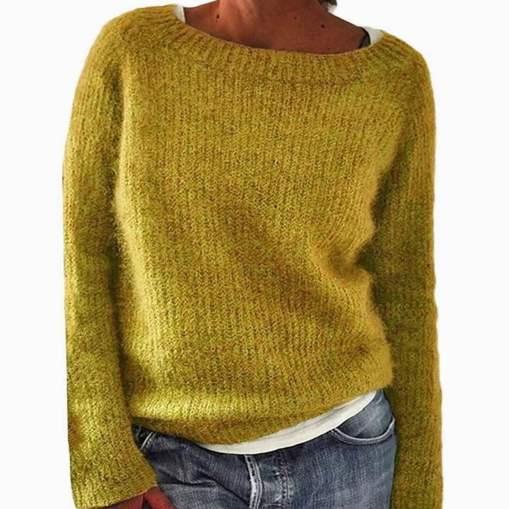Norma | Women's Casual Relaxed-Fit Knit Pullover Sweater