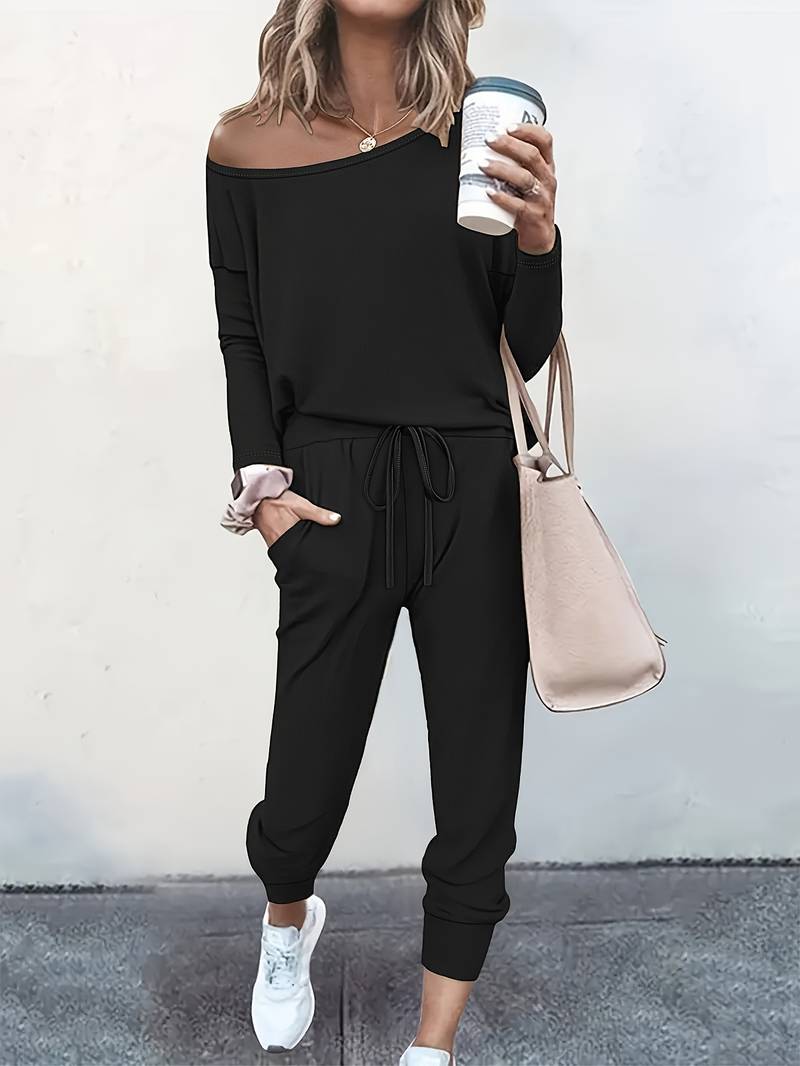 Women's Two-Piece Set | Long-Sleeve Tapered