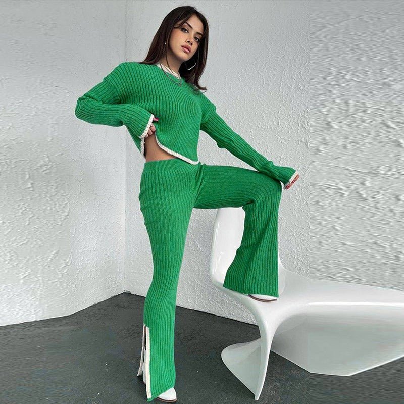 Women’s Two-Piece Set | Crop Top & Matching Pants