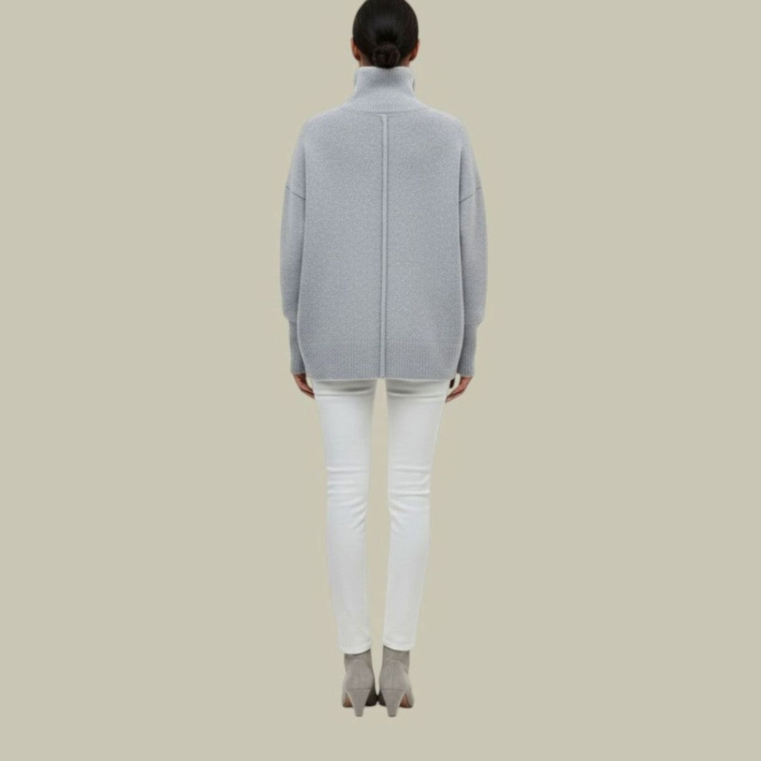 Ophelia | Women's Oversized Loose Fit Turtlenecks Cozy Knit Sweater