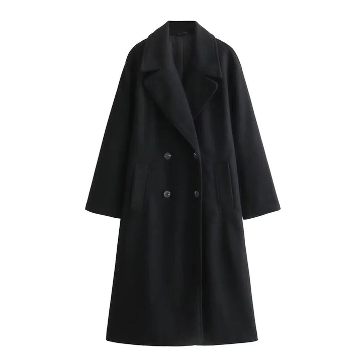 Coat for Women | Double Breasted Long Tailored