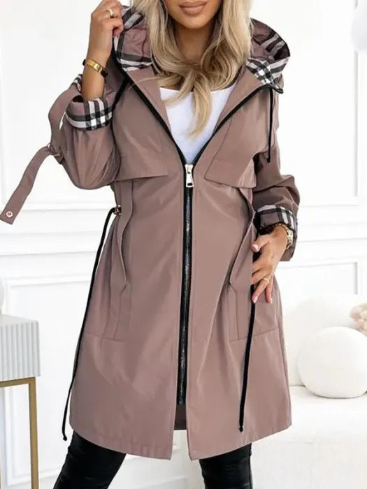 Women’s Coat | Zip-Up Longline