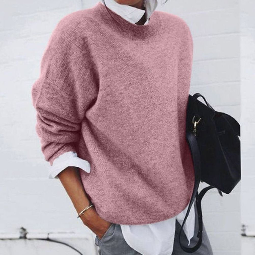 Piper | Women's Oversized Crewneck Wool Knit Sweater
