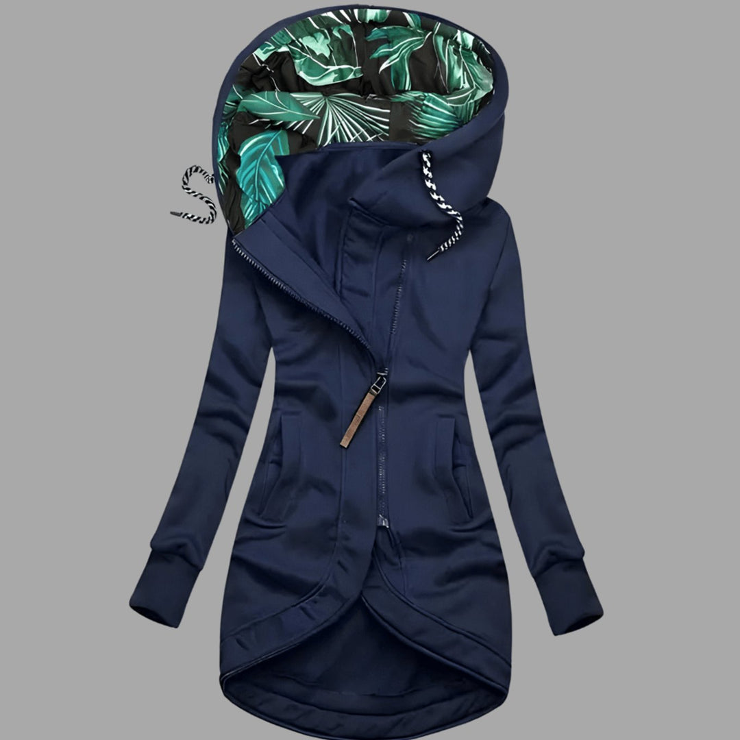 Prudence | Women's Rugged Long Hooded Winter Shell Jacket with Zipper