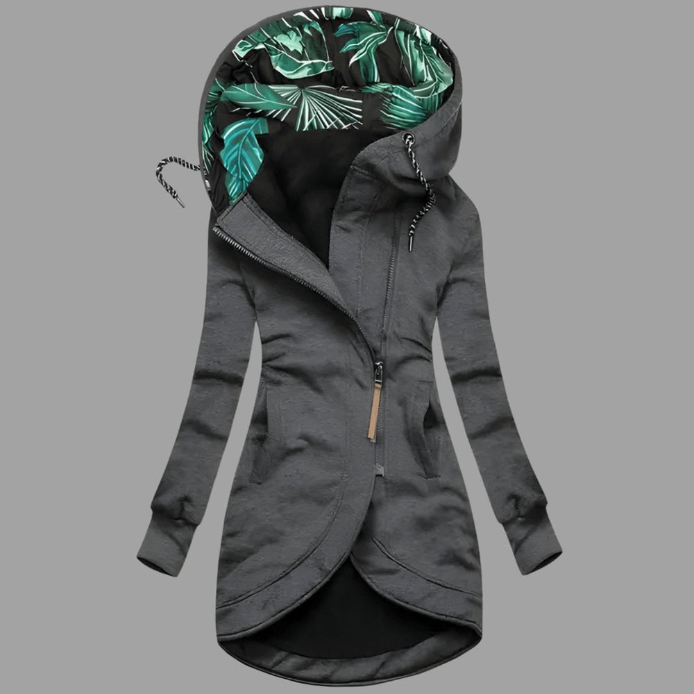 Prudence | Women's Rugged Long Hooded Winter Shell Jacket with Zipper