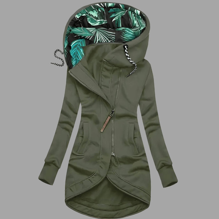 Prudence | Women's Rugged Long Hooded Winter Shell Jacket with Zipper