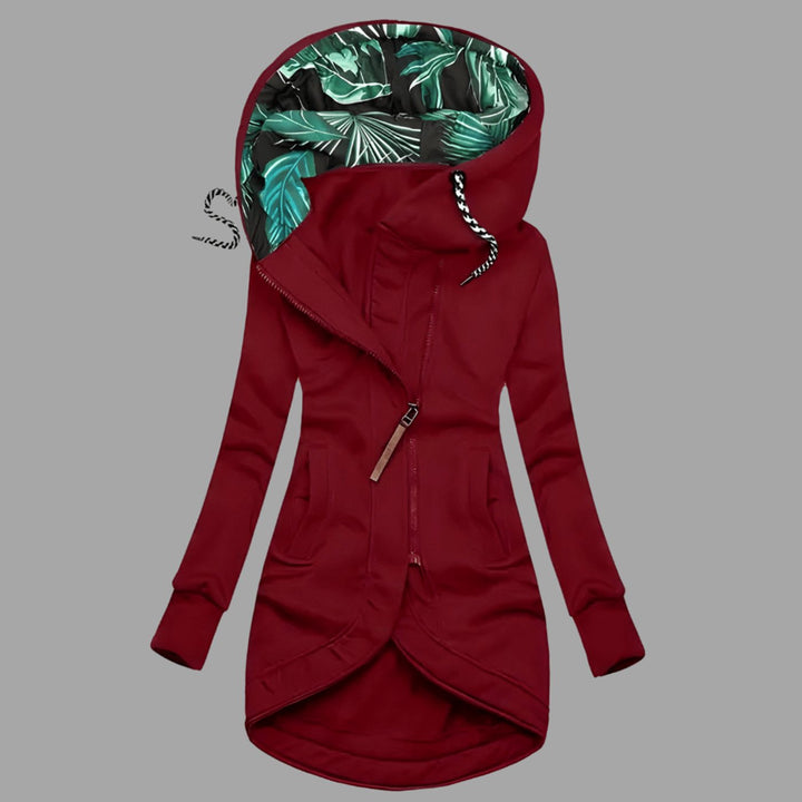 Prudence | Women's Rugged Long Hooded Winter Shell Jacket with Zipper