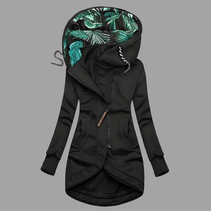 Prudence | Women's Rugged Long Hooded Winter Shell Jacket with Zipper