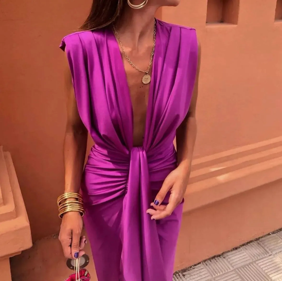 Women’s Maxi Dress | Side Slit Feature