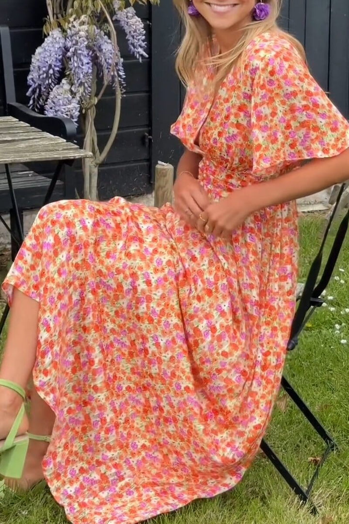 Women's Wedding Guest Maxi Dress | Floral Casual
