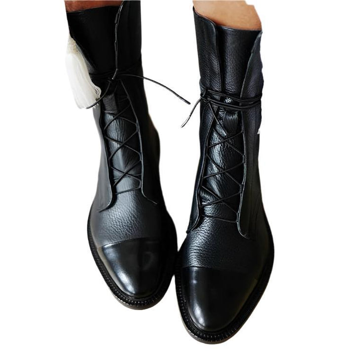 Women’s Boots | Mid-Calf Lace-Up Style