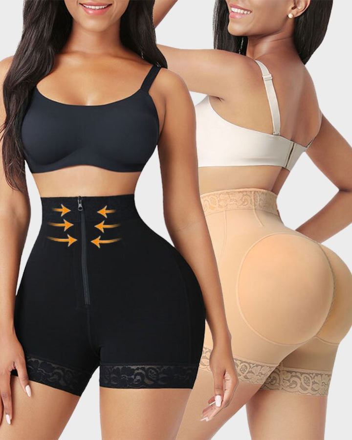 Shapewear For Women | High Waist Zipper Shorts
