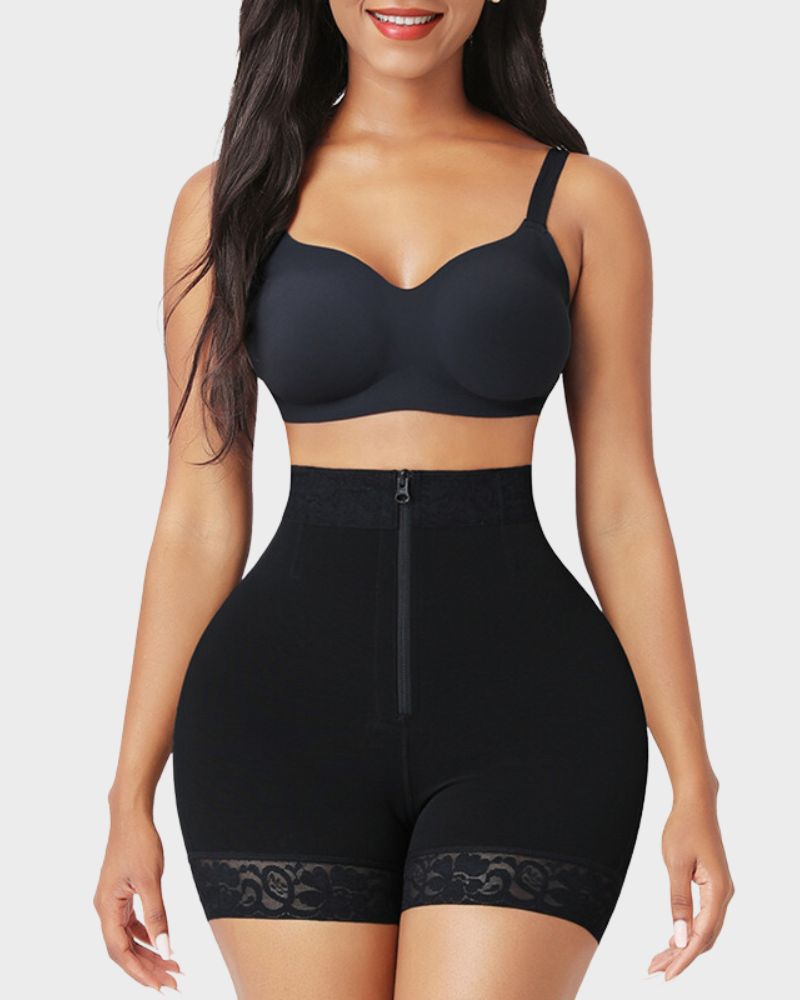 Shapewear For Women | High Waist Zipper Shorts