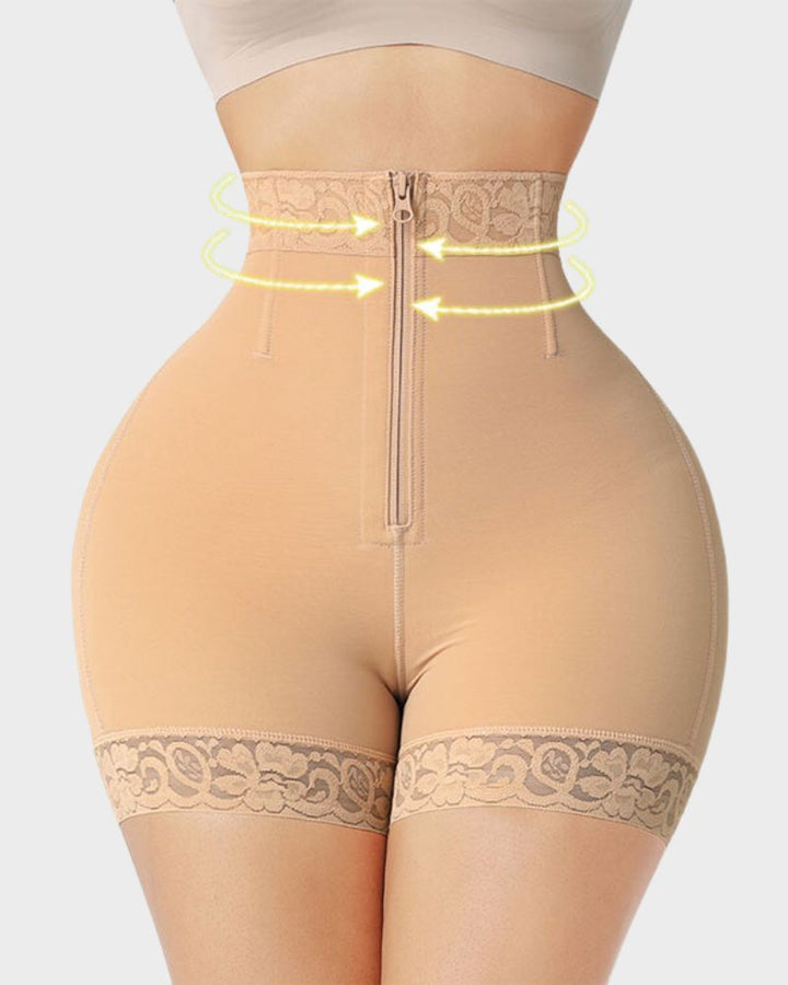 Shapewear For Women | High Waist Zipper Shorts