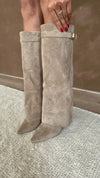 Taupe Suede