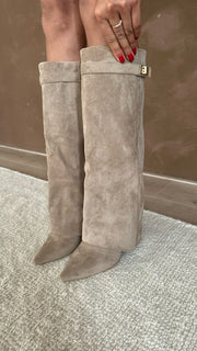 Taupe Suede
