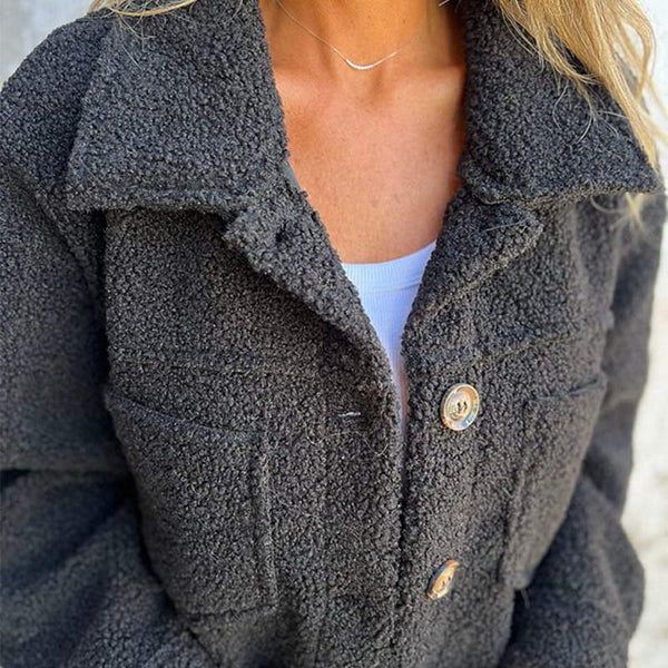 Women’s Jacket | Button-Front Textured