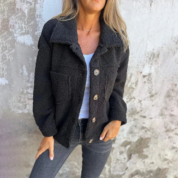 Women’s Jacket | Button-Front Textured