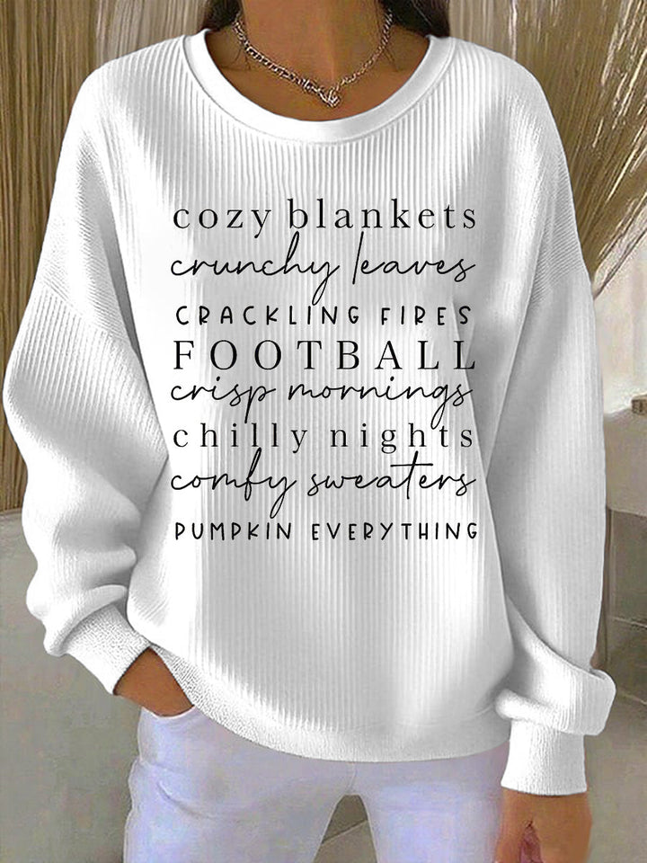 Sweatshirt for Women |Text-Based Graphic