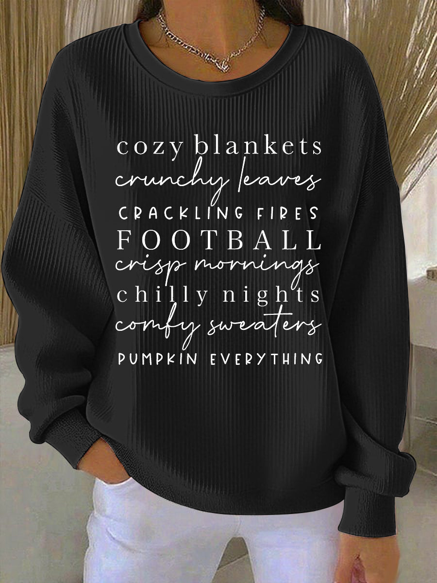 Sweatshirt for Women |Text-Based Graphic