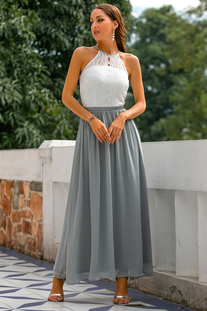 Women's Wedding Guest Maxi Dress | Halter Style