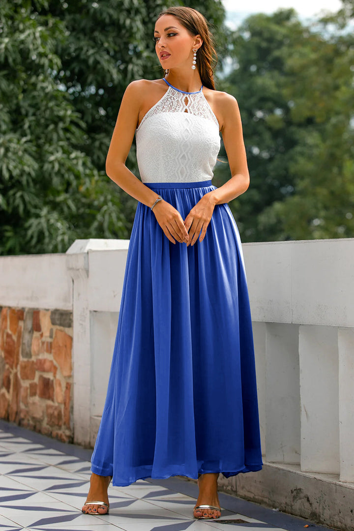 Women's Wedding Guest Maxi Dress | Halter Style