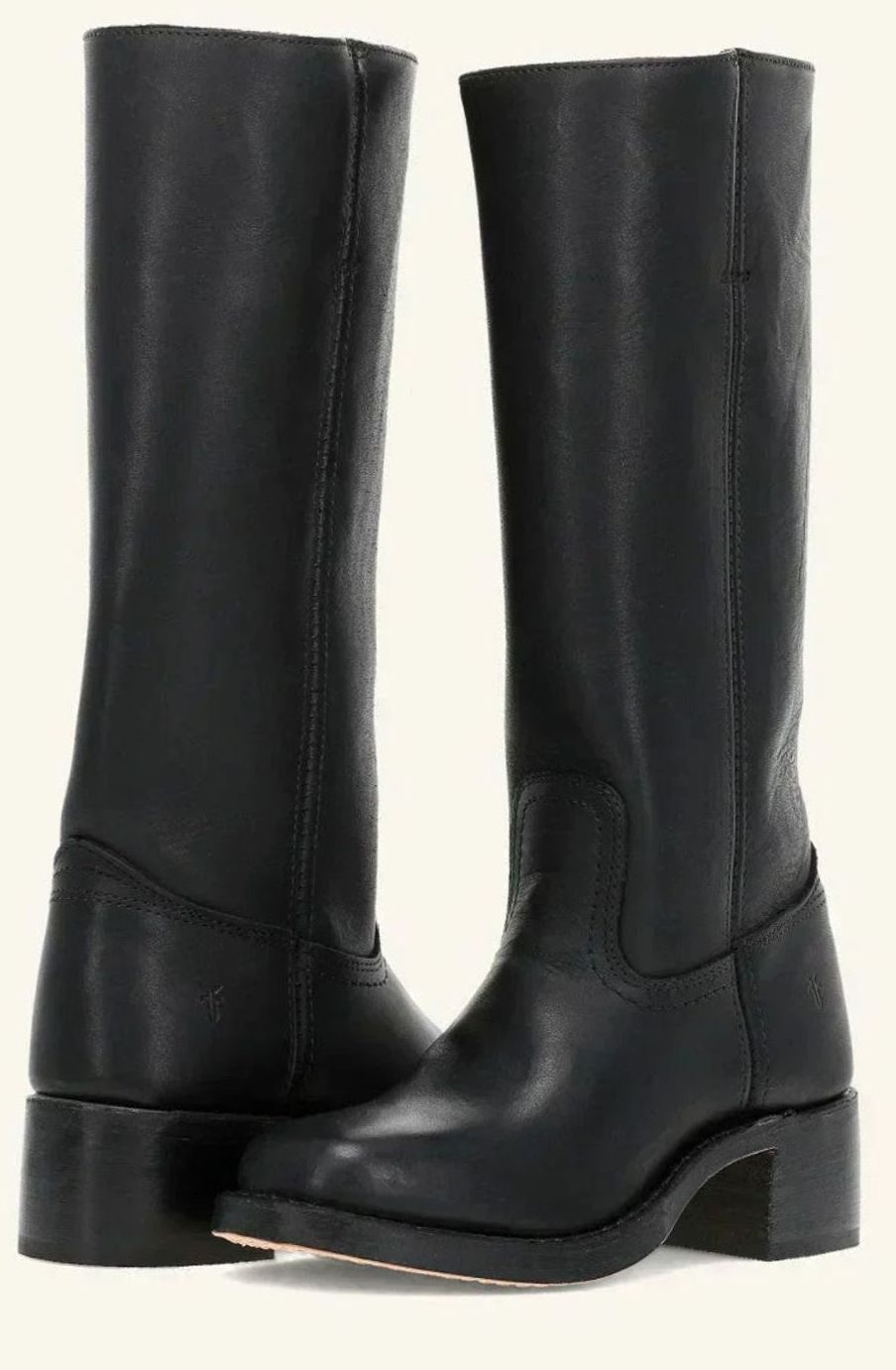 Tamsin | Women's Mid-Calf Slip-On Classic Western Boots Stacked Heel