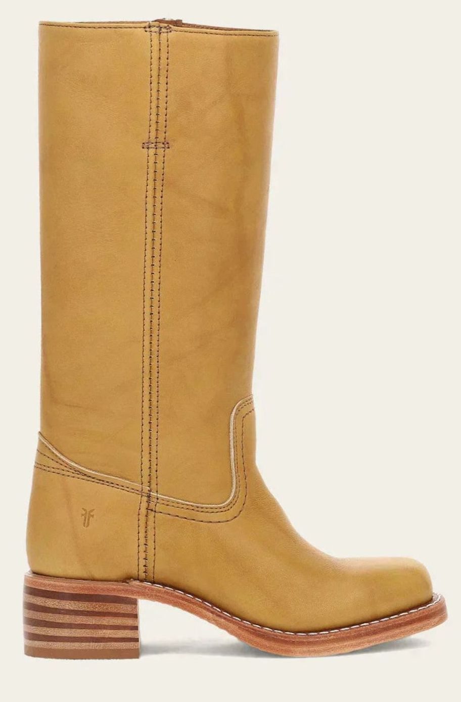 Tamsin | Women's Mid-Calf Slip-On Classic Western Boots Stacked Heel