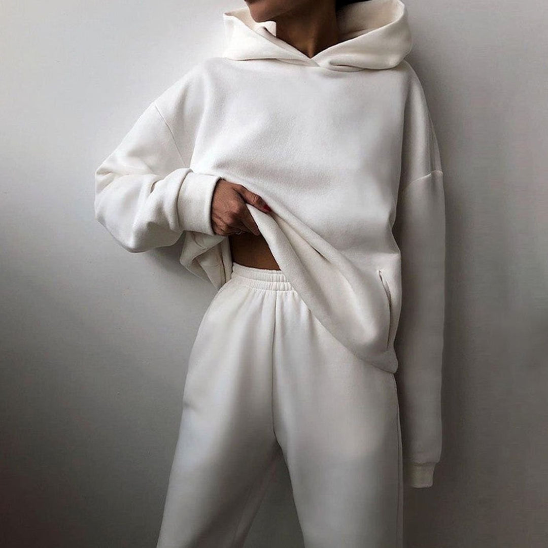 Tatiana | Women's Casual Loose-Fit Hoodie Jogger Two-Piece Set