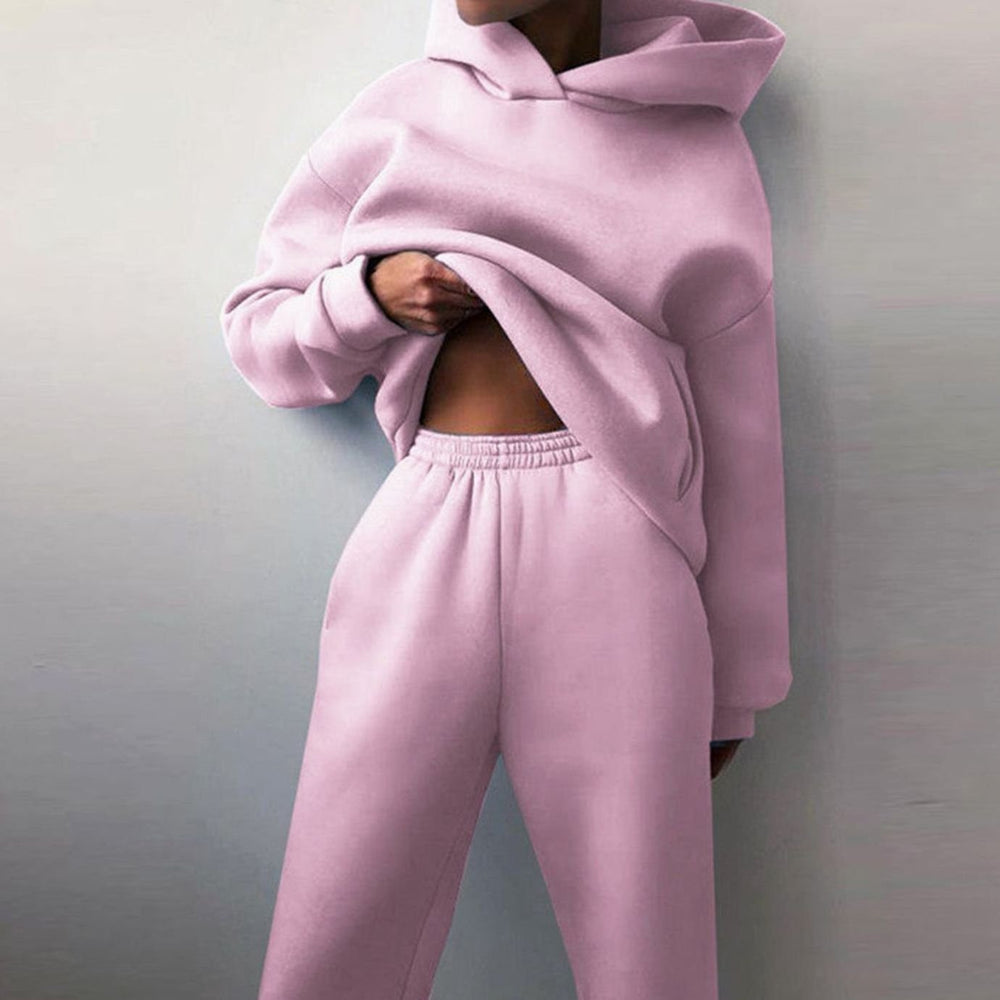 Tatiana | Women's Casual Loose-Fit Hoodie Jogger Two-Piece Set