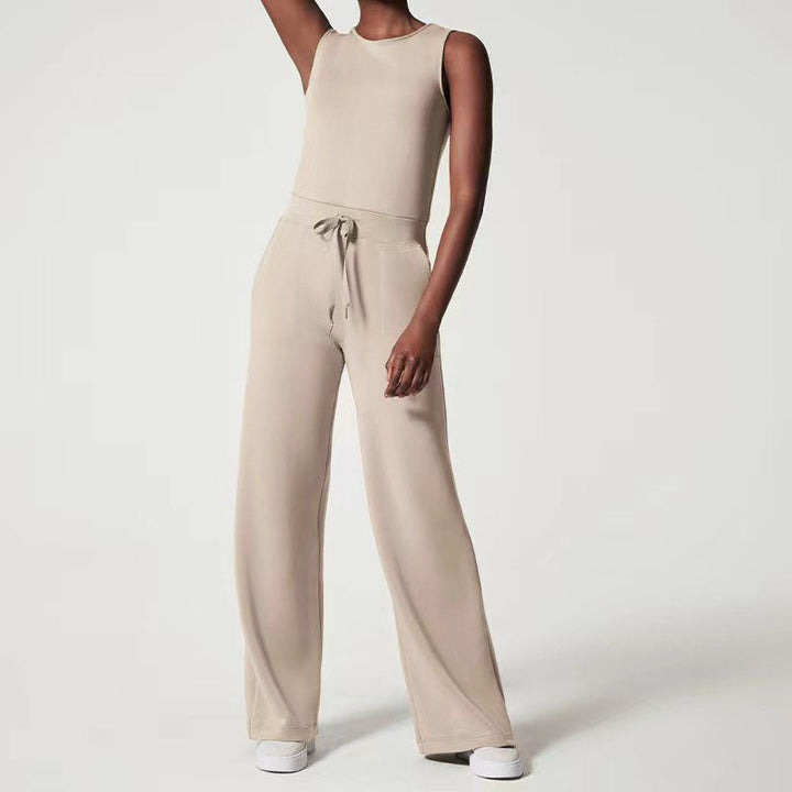 Jumpsuit for Women | Sleeveless Wide-Leg One-Piece Outfit