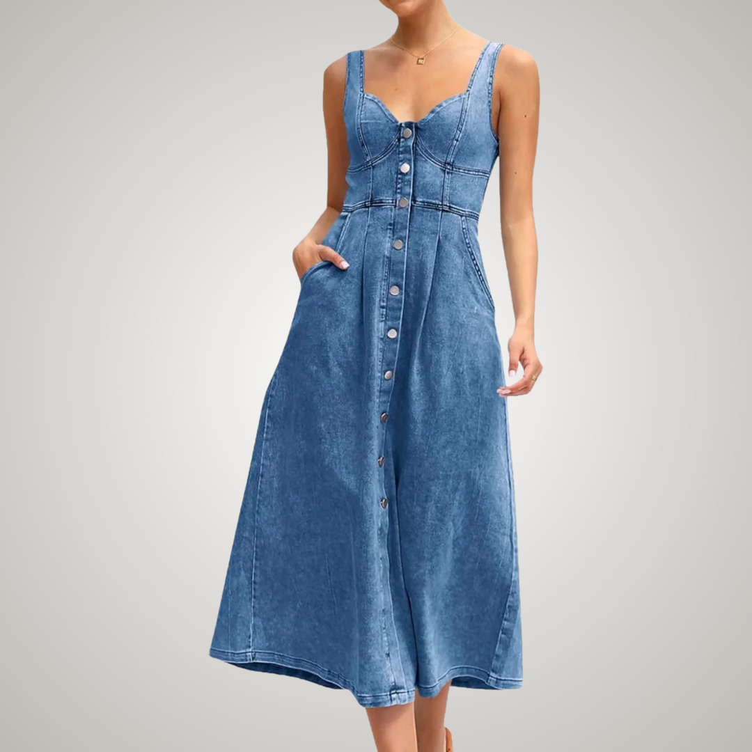 Women's Dress | Sleeveless Denim