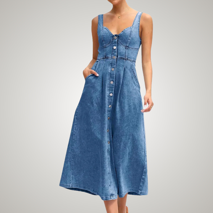 Women's Dress | Sleeveless Denim