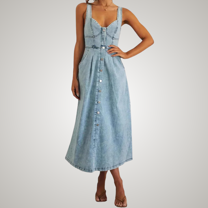 Women's Dress | Sleeveless Denim