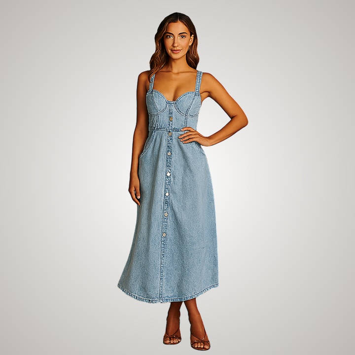 Women's Dress | Sleeveless Denim