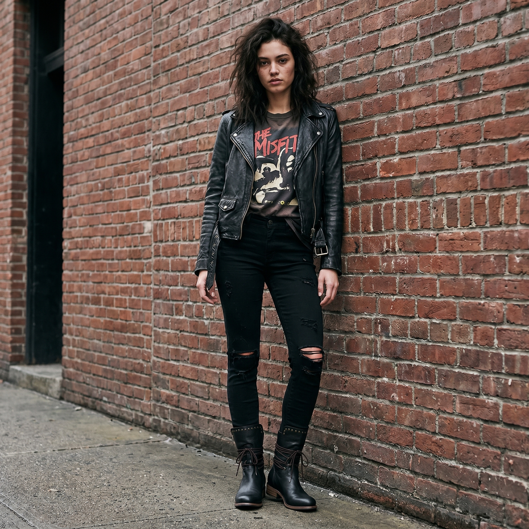 Women’s Boots | Lace-Up Mid-Calf with Stud