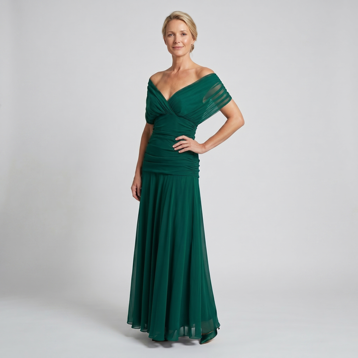 Women’s Dress | Soft Flowing Maxi V-Neckline
