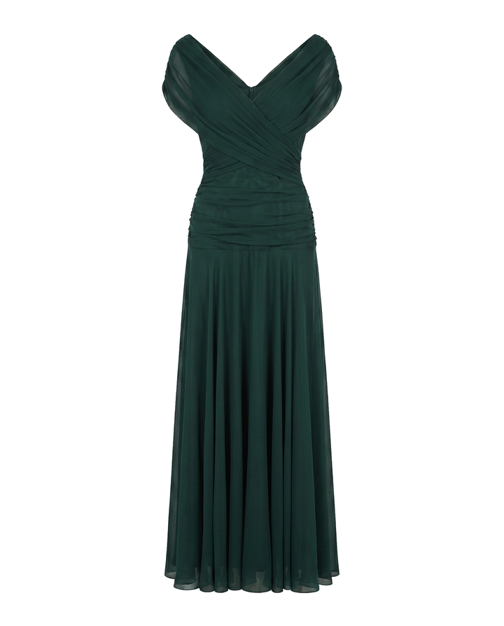 Women’s Dress | Soft Flowing Maxi V-Neckline