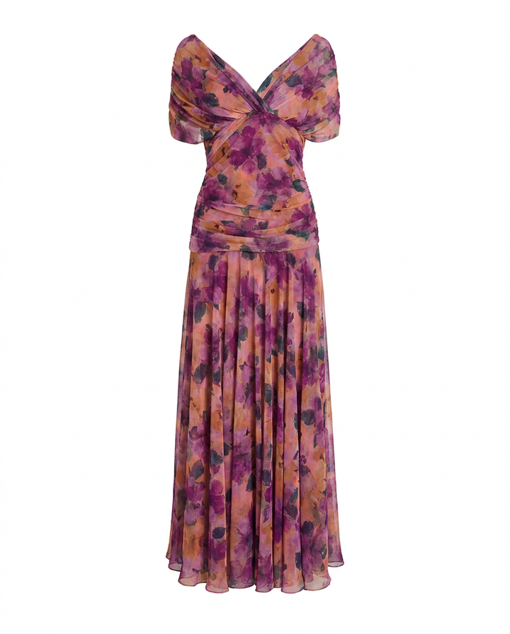 Women’s Dress | Soft Flowing Maxi V-Neckline